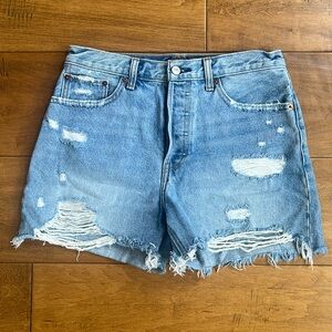 Abercrombie & Fitch High Rise 4” Short | Size 28
